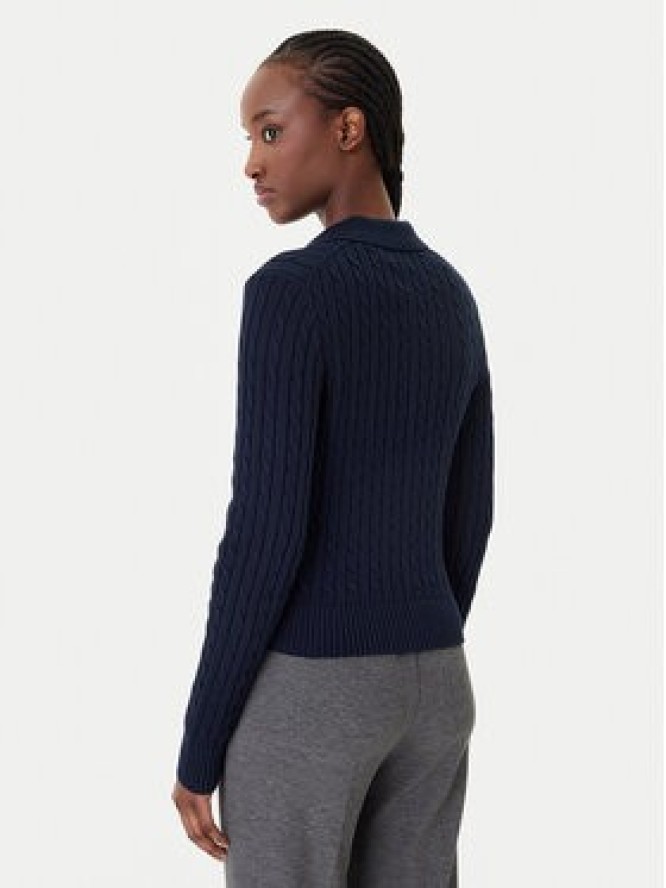 Polo Ralph Lauren Kardigan 211971881501 Granatowy Slim Fit