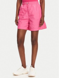 HUGO Szorty materiałowe 50536957 Różowy Relaxed Fit