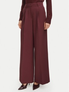 BOSS Spodnie materiałowe 50580299 Bordowy Regular Fit