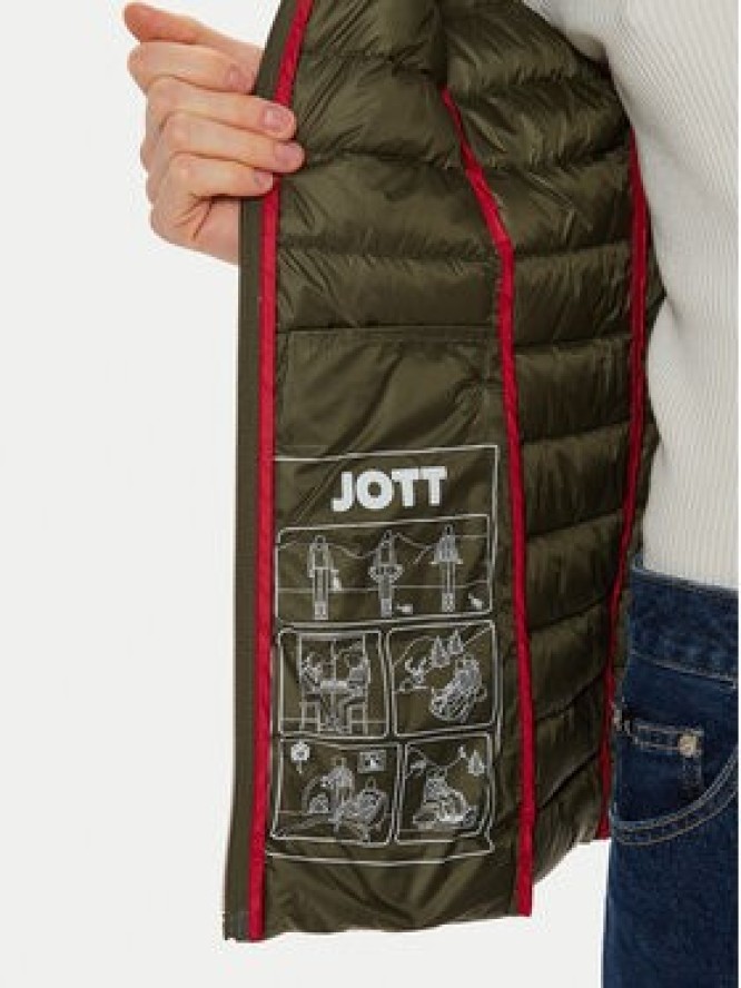 Jott Kurtka puchowa Cha P000WDOW02 Zielony Slim Fit