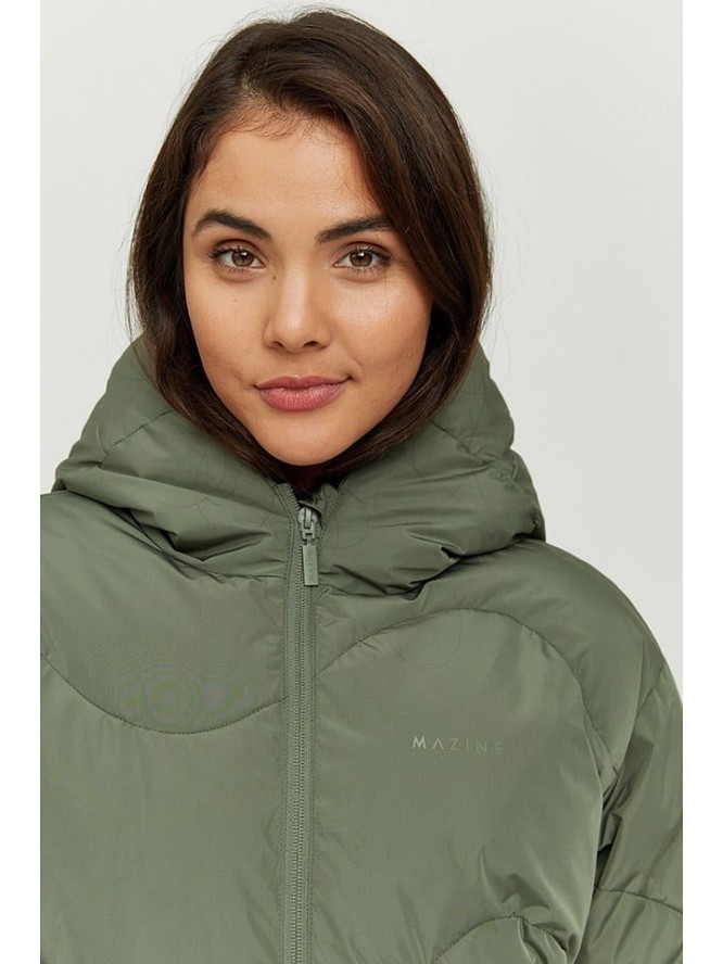MAZINE Kurtka pikowana "Dana" w kolorze zielonym rozmiar: XL