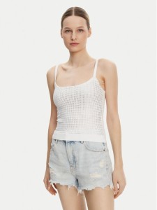 Guess Top W5GR47 Z3MN2 Biały Regular Fit