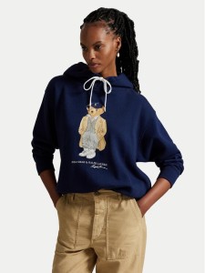 Polo Ralph Lauren Bluza 211971757001 Granatowy Relaxed Fit