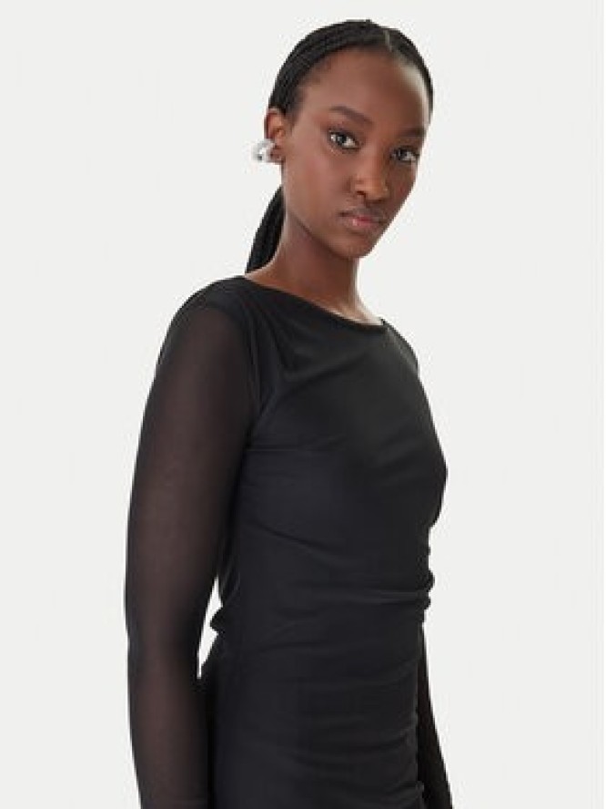 Patrizia Pepe Sukienka koktajlowa 8A1604/376-K103 Czarny Regular Fit