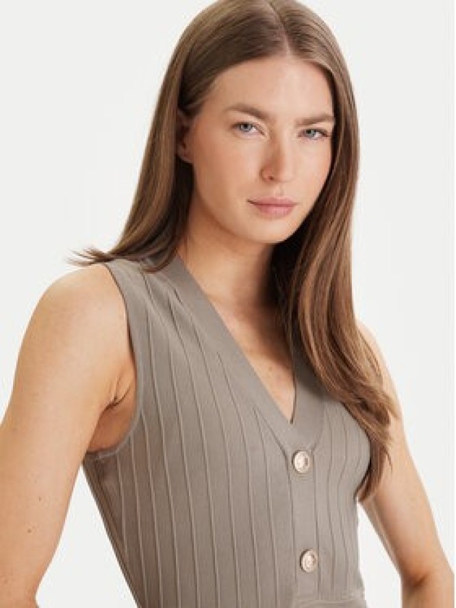 Guess Sukienka dzianinowa W6GK53 Z0658 Zielony Regular Fit