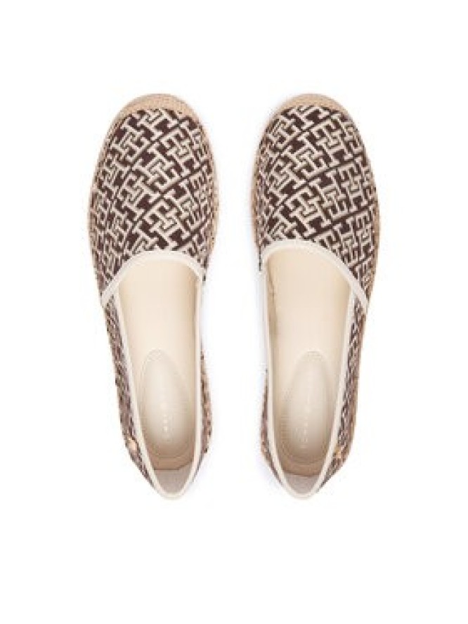 Tommy Hilfiger Espadryle Th Monogram Jacquard FW0FW09501 Brązowy