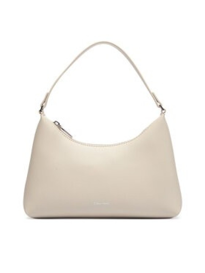 Calvin Klein Torebka Foil Logo Small Shoulder Bag LV04F3890G Kremowy