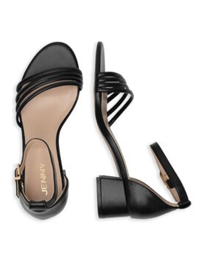 JENNY Sandały LS6026-06 Czarny