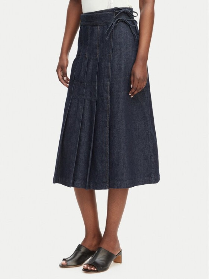 MAX&Co. Spódnica jeansowa 2616101013200 Granatowy Regular Fit