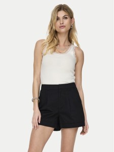 ONLY Top Sara 15345994 Kremowy Slim Fit