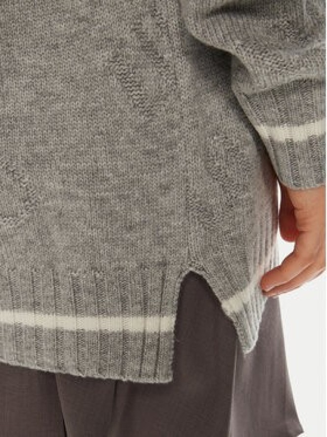 Liu Jo Sweter TF4173 MS55L Szary Regular Fit