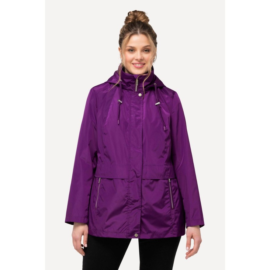 Damskie Kurtka przeciwwiatrowa HYPRAR hydrofobowa kaptur