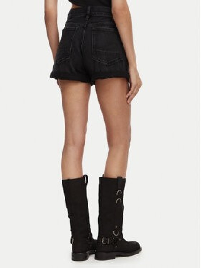 G-Star Raw Szorty jeansowe Judee D23211-D933 Czarny Boyfriend Fit