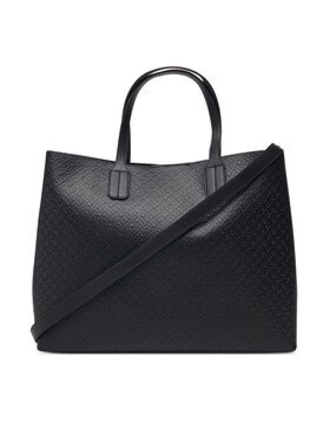 Tommy Hilfiger Torebka Th Icon Satchel Mono AW0AW18923 Czarny
