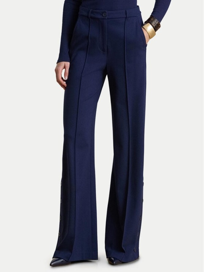 LAUREN RALPH LAUREN Spodnie materiałowe 200P09084001 Granatowy Wide Leg