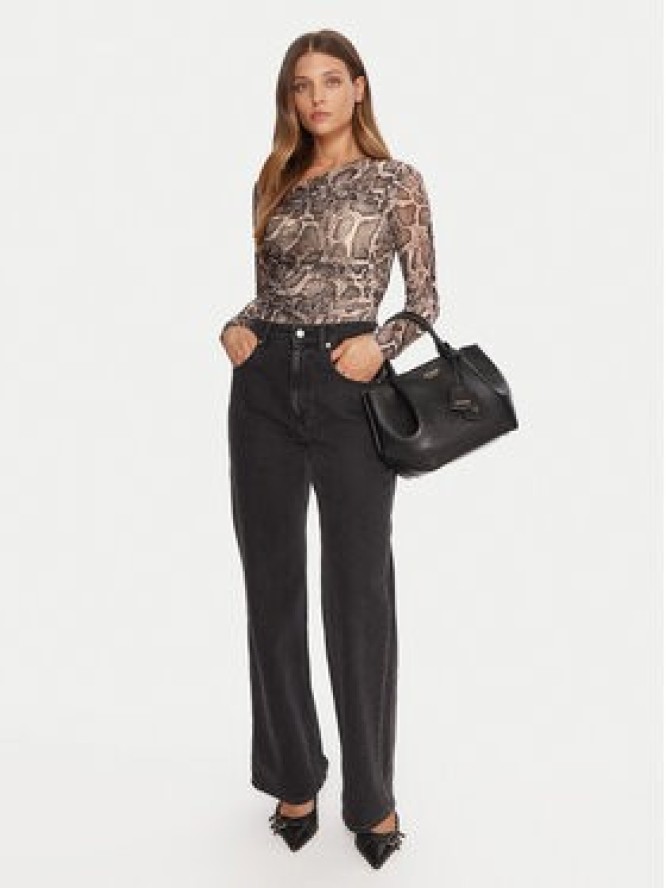 Guess Bluzka W5BP32 KCZC2 Beżowy Slim Fit