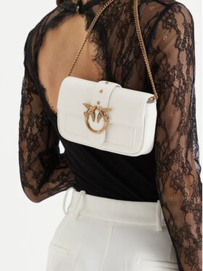 PINKO Torebka Love One Pocket C PE 23 PLTT 100061 A0F1 Biały