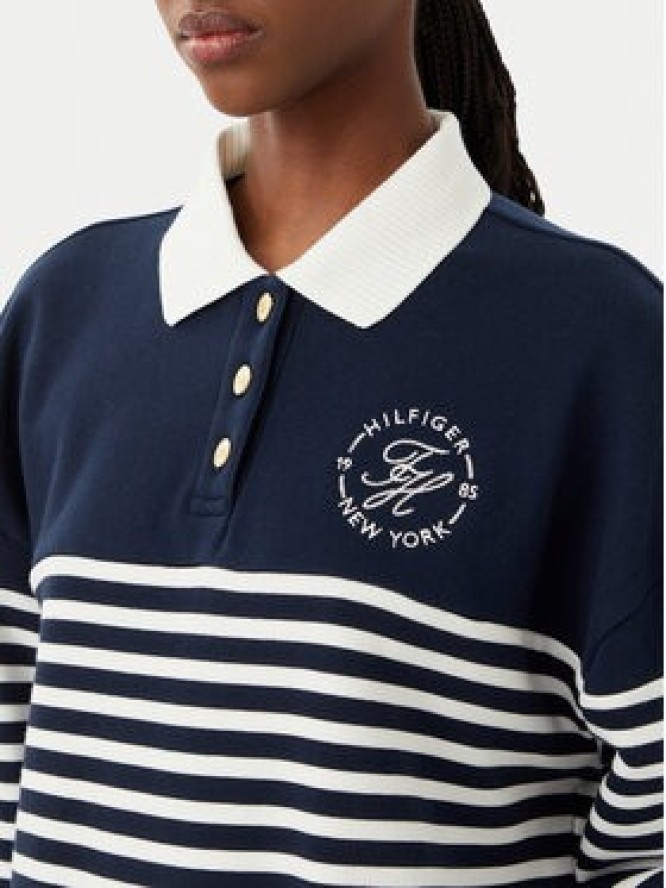 Tommy Hilfiger Bluza WW0WW50036 Granatowy Regular Fit