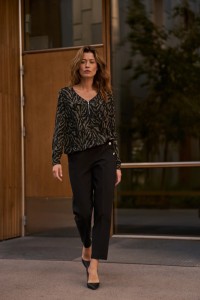 Spodnie cygaretki czarne