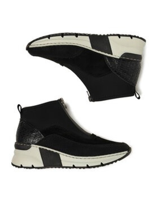 Rieker Sneakersy N6352-00 Czarny