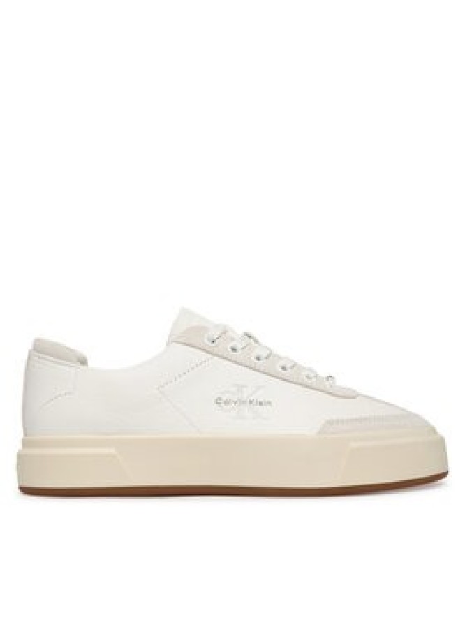 Calvin Klein Sneakersy Basket Cups Lup Wt Lth Su HW0HW02984 Biały
