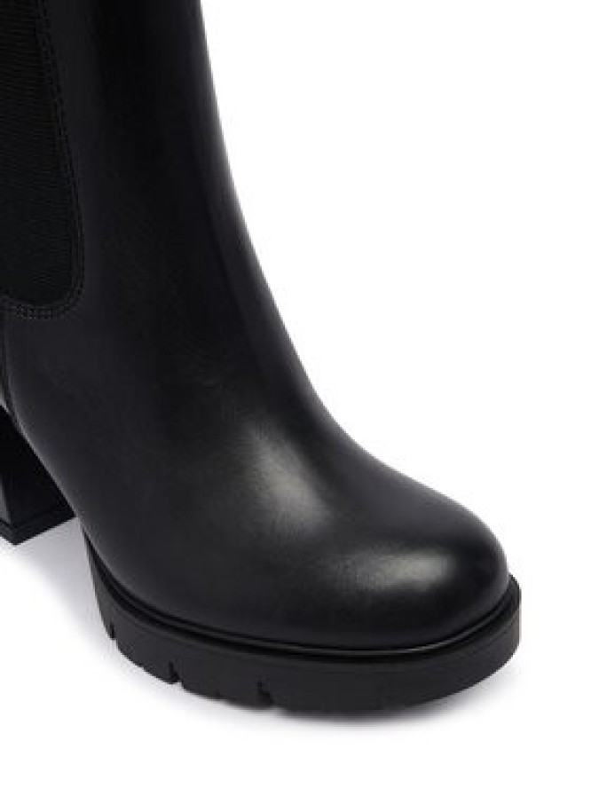 Tommy Jeans Botki Tjw Chelsea High Heel Boots EN0EN03112 Czarny