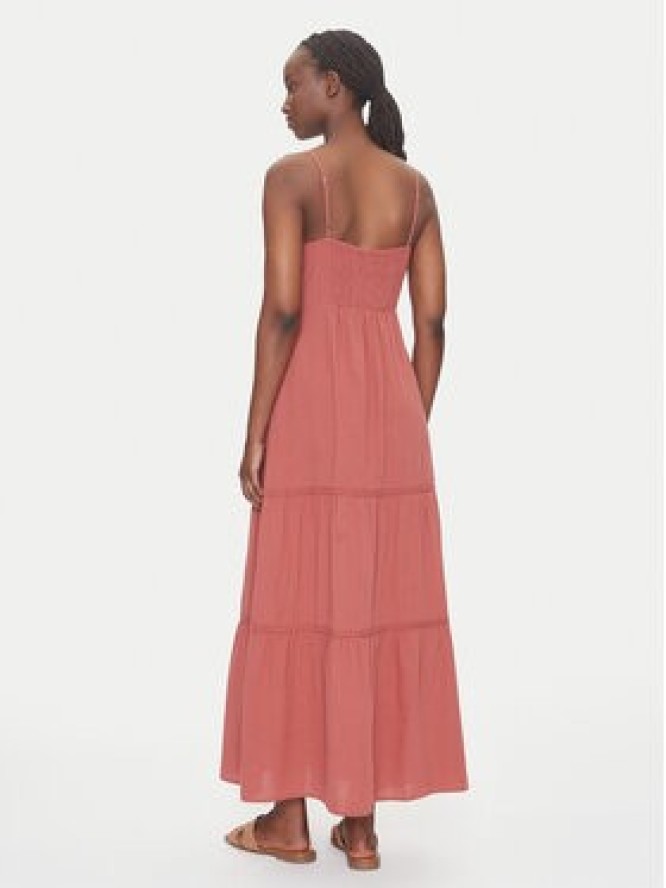 Vero Moda Sukienka letnia Quincy 10324588 Czerwony Regular Fit