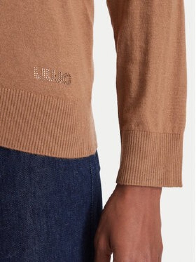 Liu Jo Sweter WF6452 MA16R Brązowy jasny Regular Fit