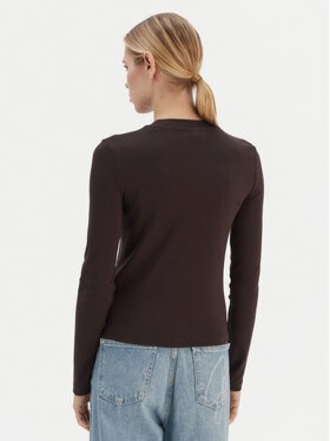 Guess T-Shirt V6RI00 KD741 Brązowy Slim Fit