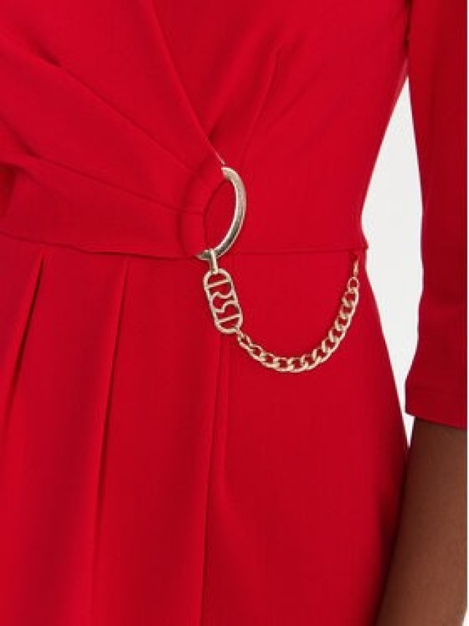 Rinascimento Sukienka koktajlowa CFC0020071002 Czerwony Regular Fit