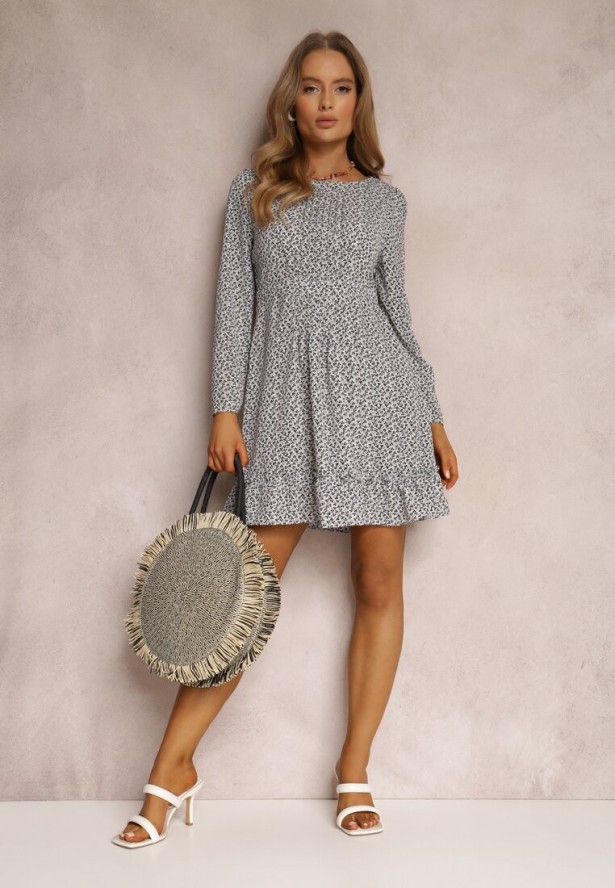 Biało-Czarna Sukienka Bathetis