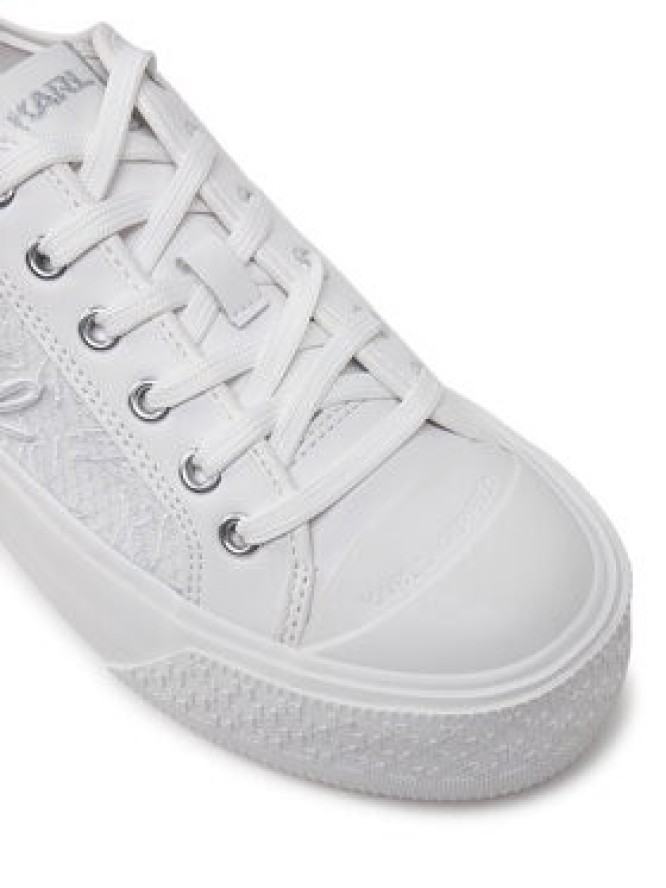 KARL LAGERFELD Trampki Kampus Max III KL60611F Biały