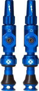 Muc-Off Tubeless Valve Big Bore Lite Small Blue Presta Valve 30mm