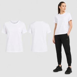 KOSZULKA DAMSKA 4F T-SHIRT SPORTOWY BAWEŁNIANY NA CO DZIEŃ F3310 SS26