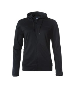 clique Ottawa Women bluza z kapturem z poliestru, czarna