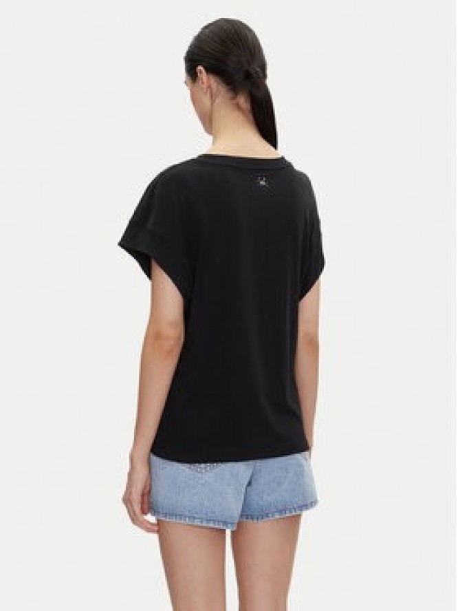 Pepe Jeans T-Shirt Lira PL505996 Czarny Regular Fit