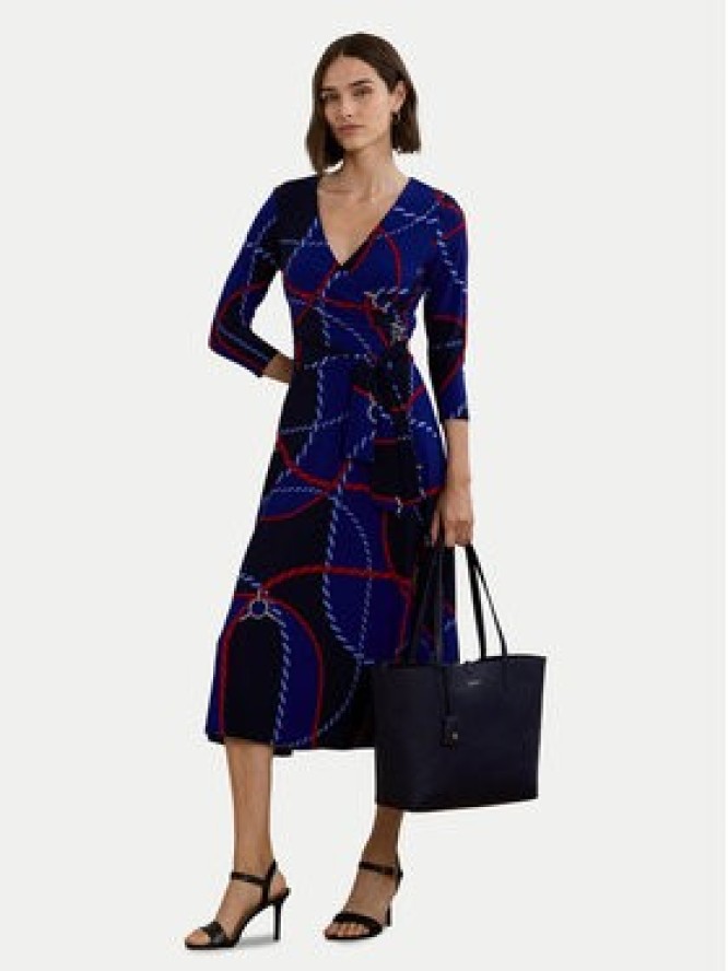 LAUREN RALPH LAUREN Sukienka koktajlowa 250957730001 Granatowy