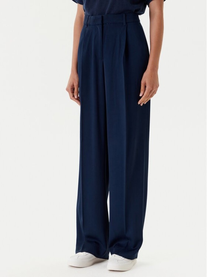 Tommy Hilfiger Spodnie materiałowe WW0WW46749 Granatowy Relaxed Fit