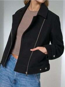 Kurtka ramoneska - czarny