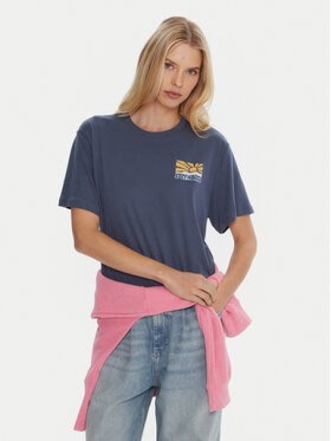 Roxy T-Shirt Hangloose Poster ERJZT06018 Niebieski Regular Fit