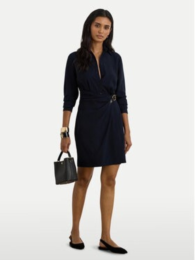 LAUREN RALPH LAUREN Sukienka codzienna 200P03578001 Granatowy Regular Fit