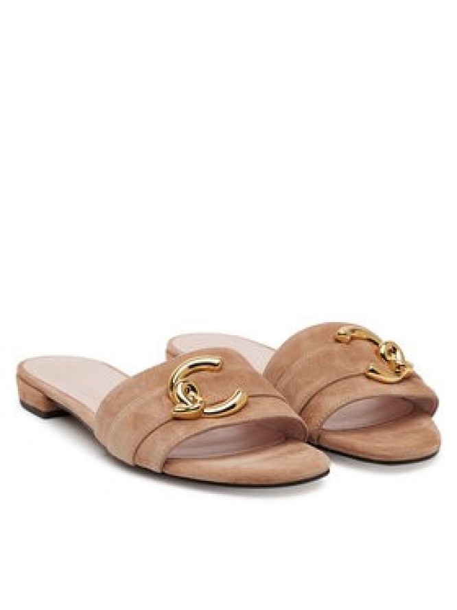 Coccinelle Klapki E4 SB2 17 01 01 Beżowy