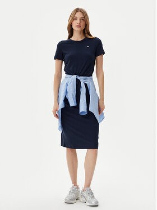 Tommy Jeans Sukienka codzienna DW0DW19721 Granatowy Slim Fit