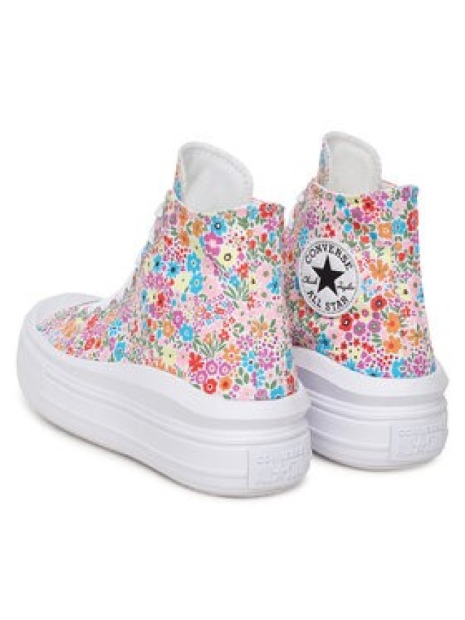 Converse Sneakersy Chuck Taylor All Star Move Platform Mini Flowers A14968C Kolorowy