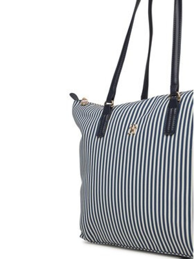 Tommy Hilfiger Torebka Poppy Summer Tote AW0AW17203 Granatowy
