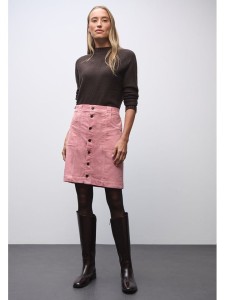 Street One Spódnica sztruksowa w kolorze jasnoróżowym rozmiar: 46