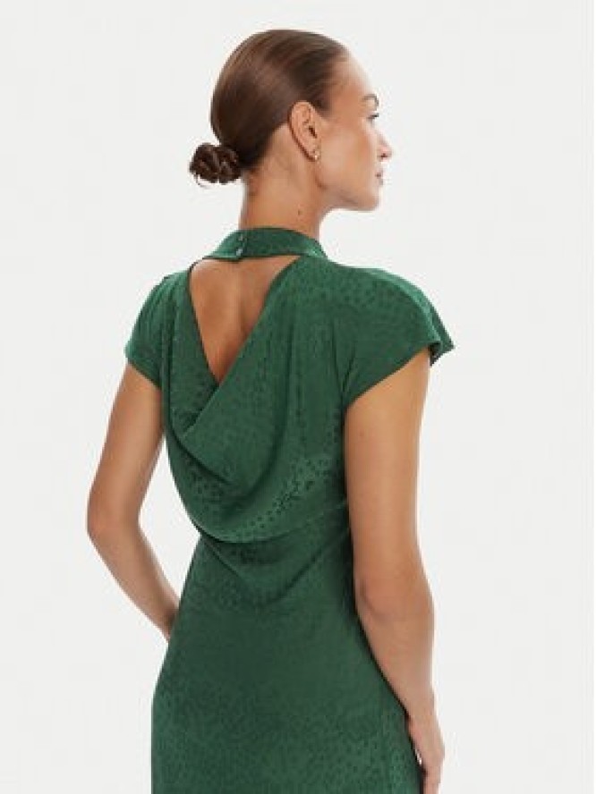 Bruuns Bazaar Sukienka koktajlowa Bacopa Zimone BBW4576 Zielony Slim Fit