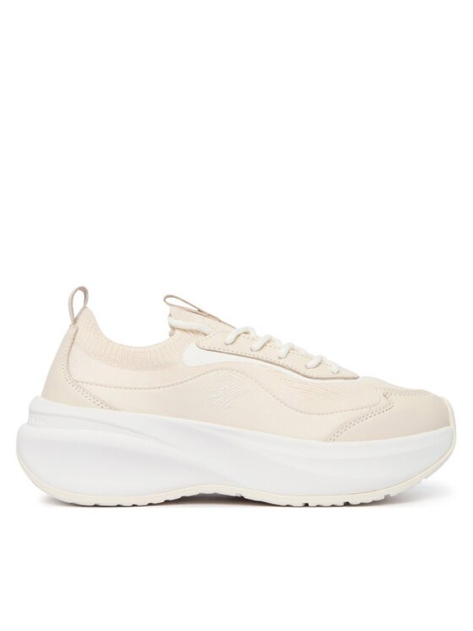 Tommy Hilfiger Sneakersy TH Wave Runner FW0FW09484 Kremowy