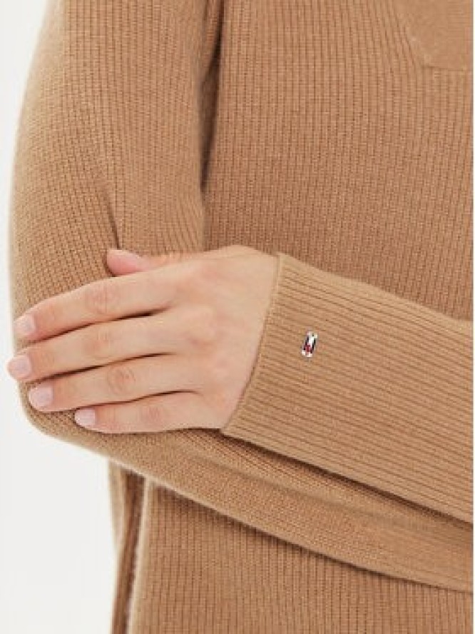 Tommy Hilfiger Sweter WW0WW43101 Beżowy Relaxed Fit