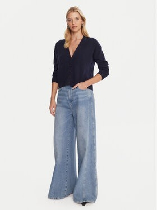 Marella Kardigan Chicco 2523346044 Granatowy Loose Fit